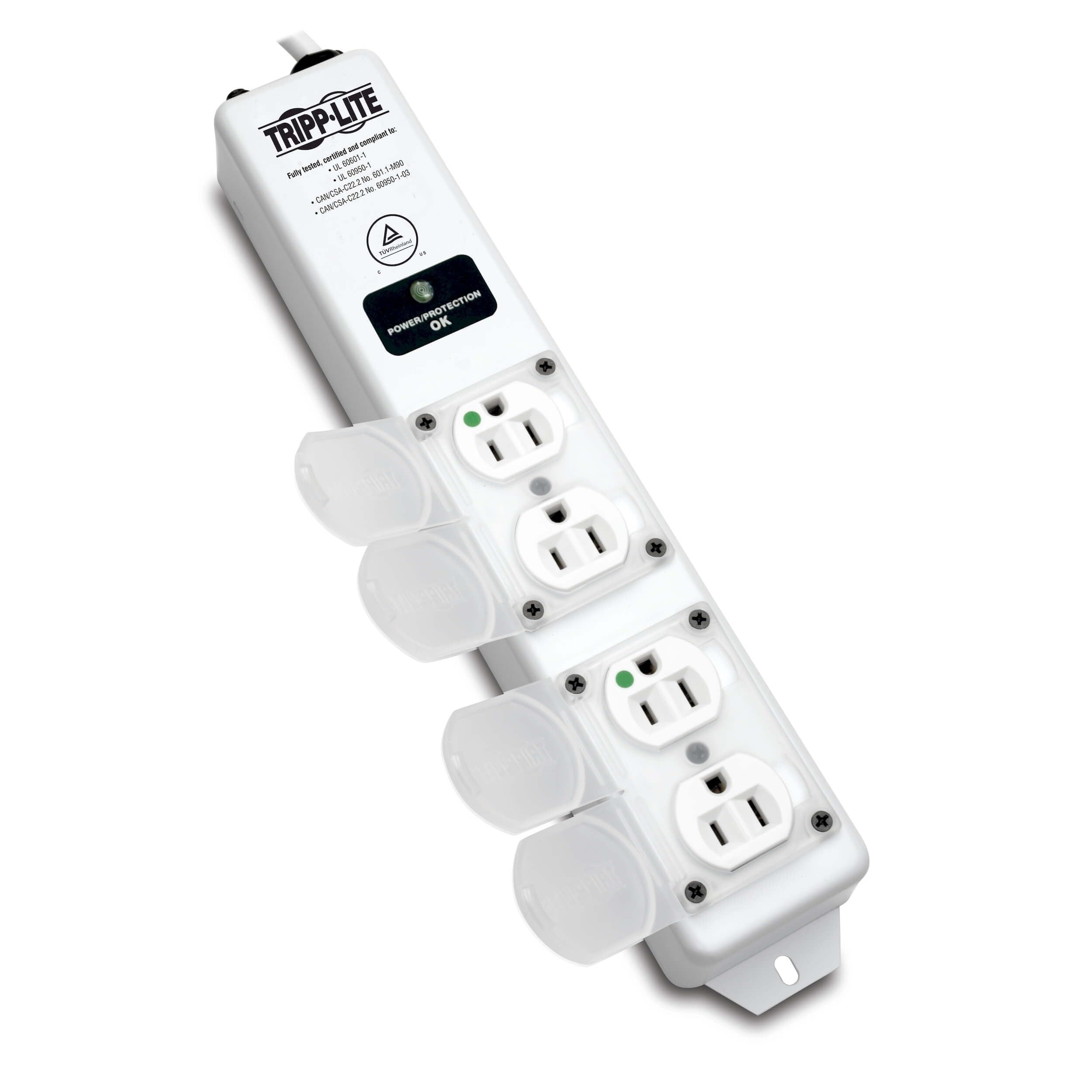 Tripp Lite Safe-IT 4-Outlet Medical Surge Protector - UL 60601-1, 15ft Cord, Non-Patient Care Use (SPS415HGULTRA)