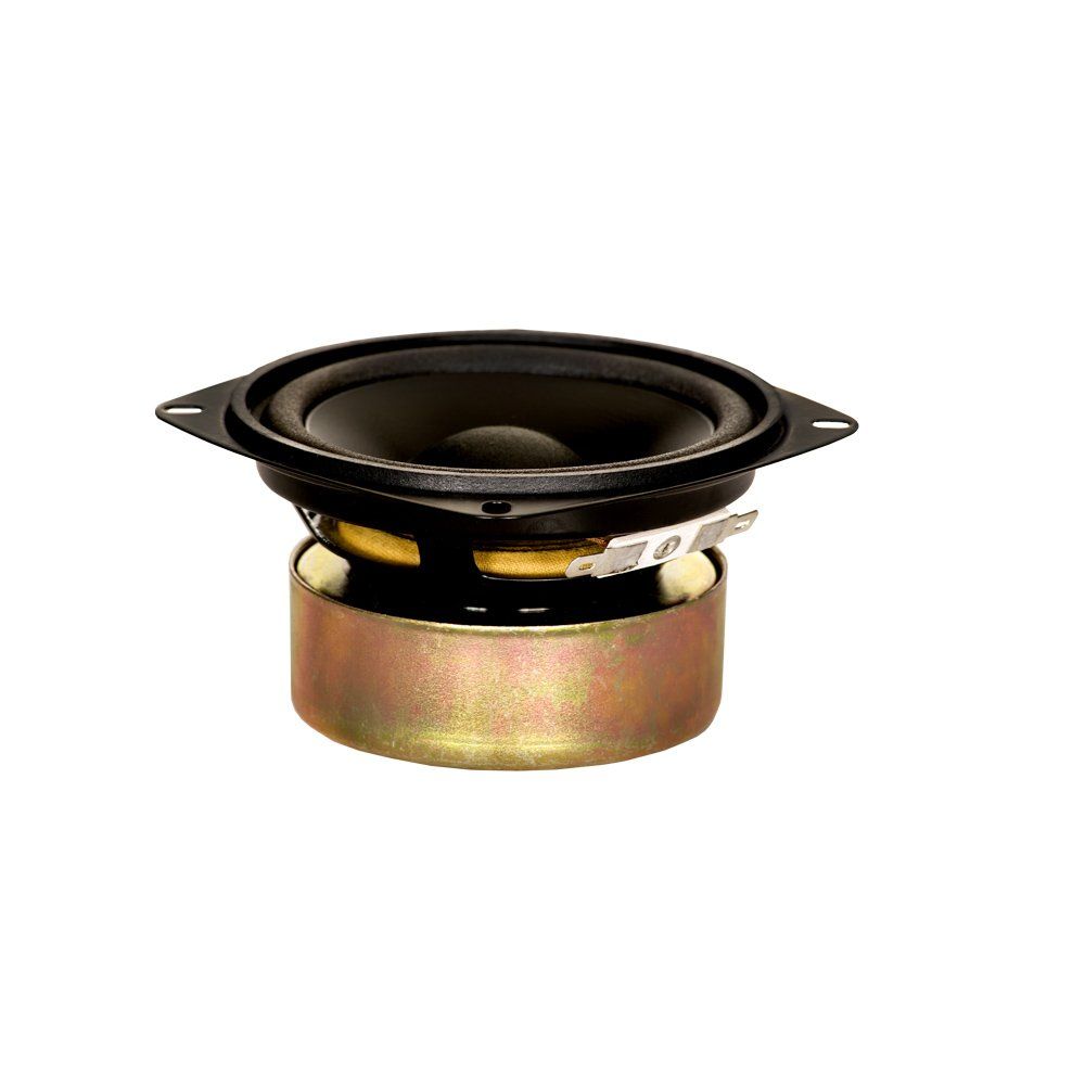 "Goldwood Sound GW-204/4S 4" Woofer Replacement Speaker - 70 Watt, 4 Ohm, Shielded, Black"