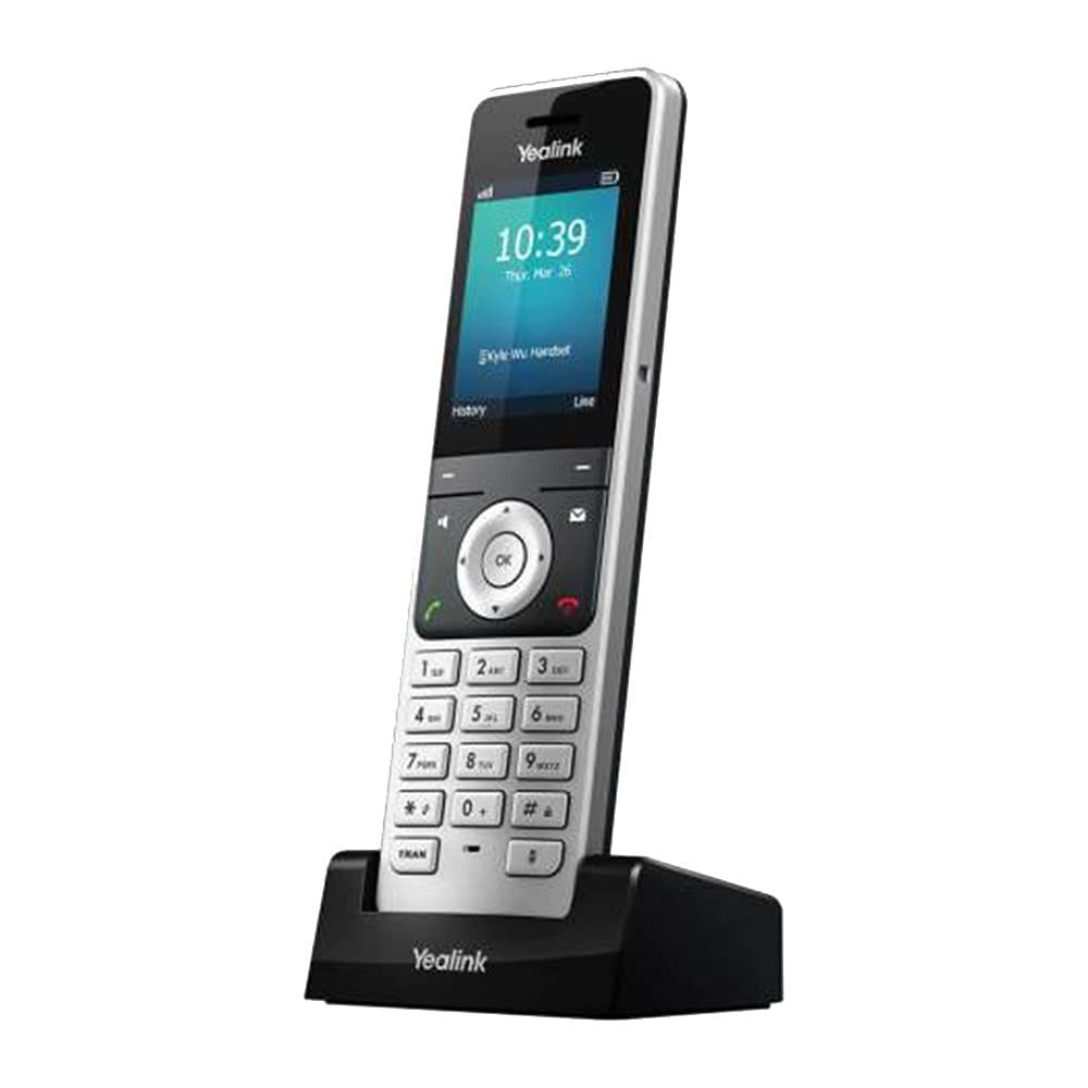 Yealink W76P IP DECT Phone Bundle: W56H Handset & W70 Base for Seamless Communication