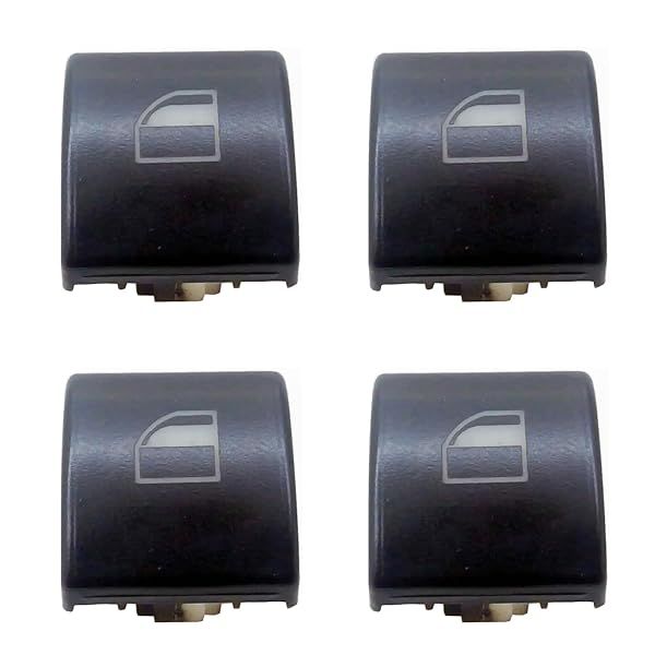 4X Power Window Switch Cover Replacement for BMW E46 E90 X5 X3 - OEM 661316902175, 61318381509