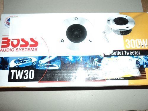 Upgrade Your Sound: BOSS Audio Systems TW30 250W 3-Inch Bullet Car Tweeters - Sold in Pairs