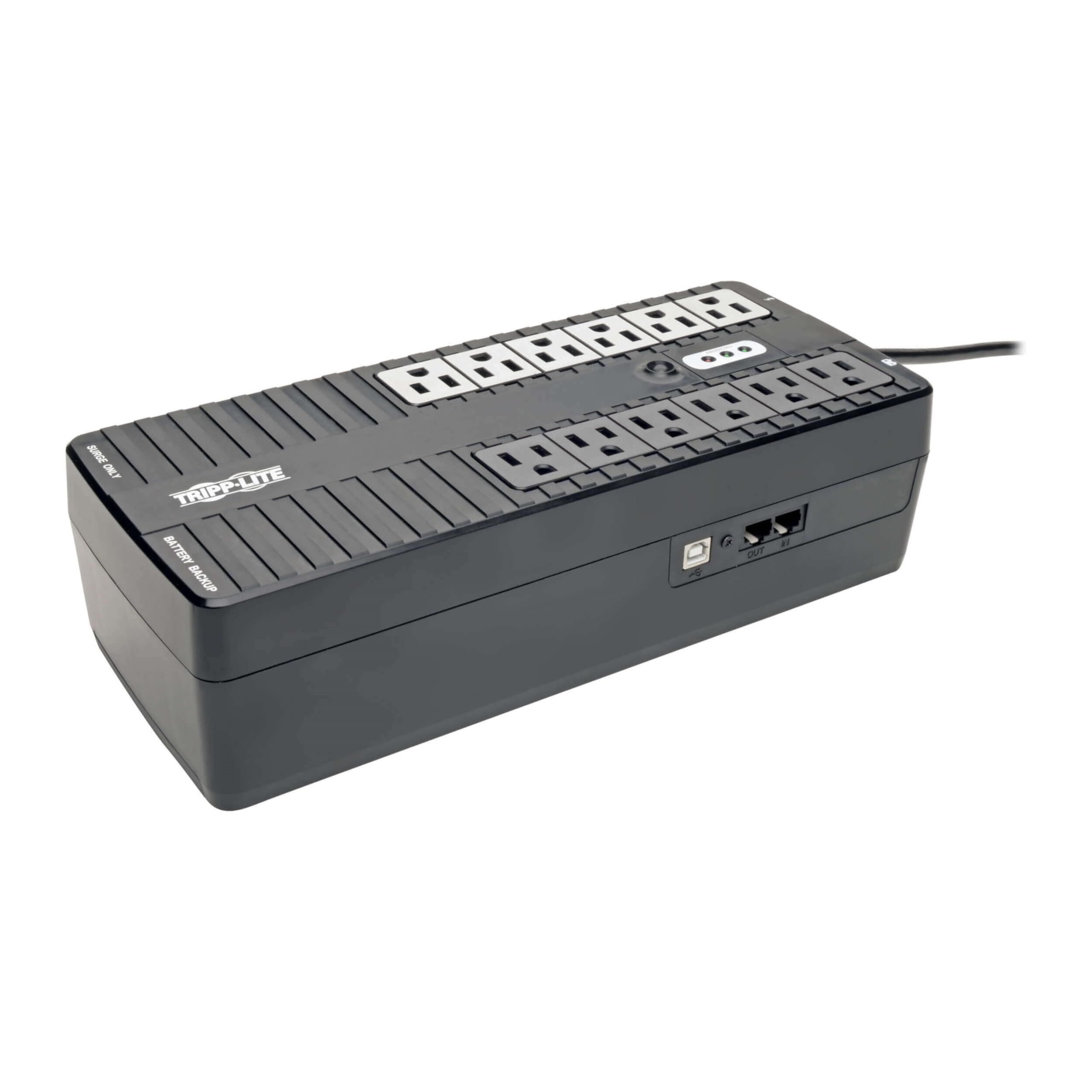 Tripp Lite 750VA UPS Battery Backup: 12 Outlets, Surge Protection & USB Monitoring for Home & Office