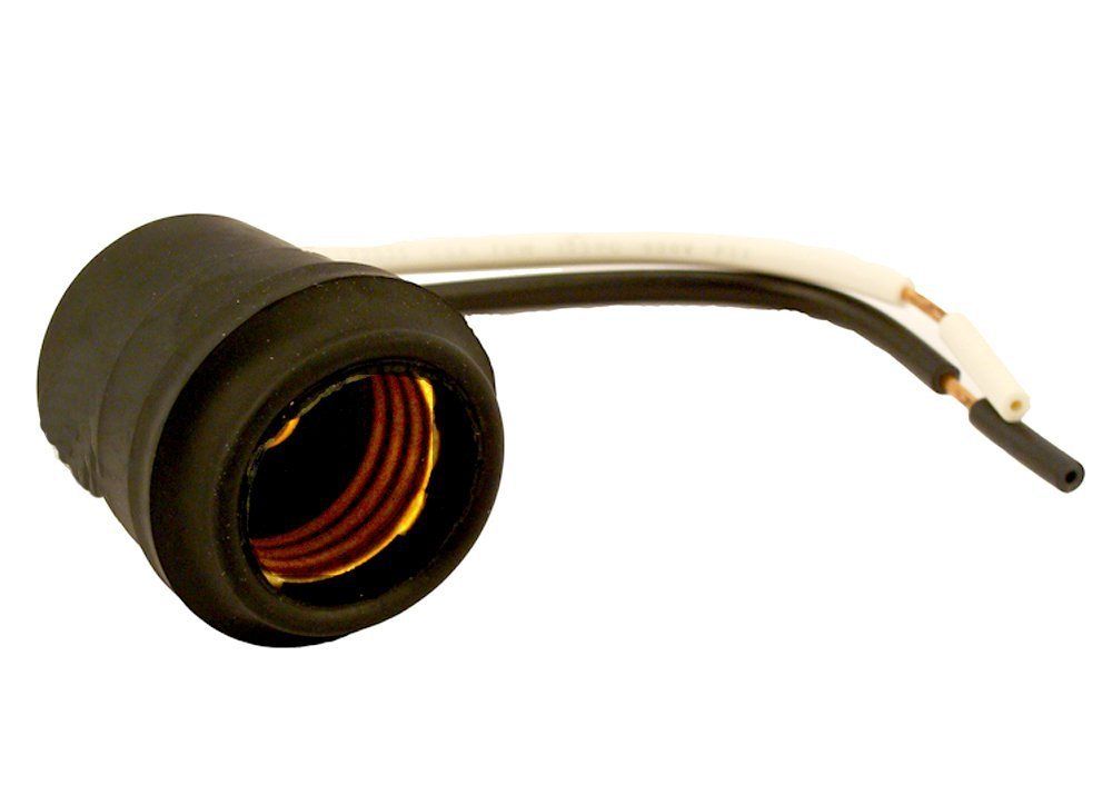 Leviton 55 Weatherproof Lampholder: 660W-250V, 14AWG Leads, Durable & Versatile Lighting Solution