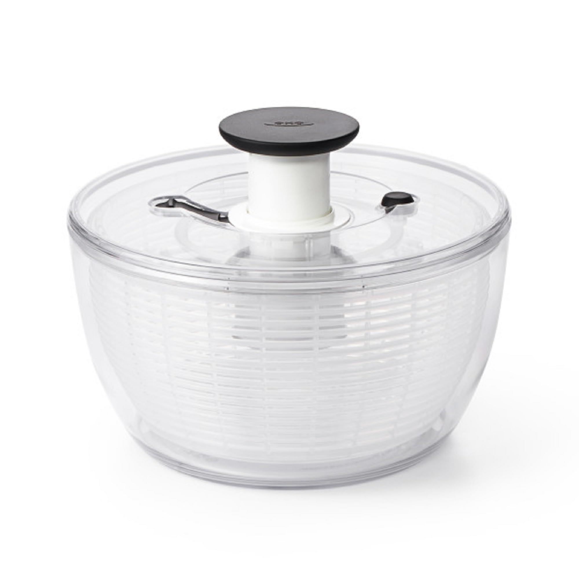 OXO Good Grips Large Salad Spinner 6.22 Qt - Effortless Salad Prep in White