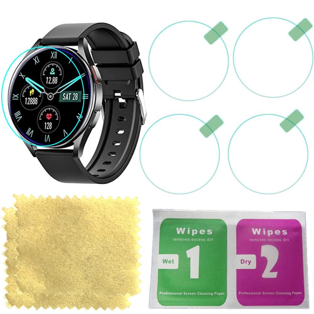 "RAEWSTCO 1.32" Smart Watch Screen Protector - Tempered Glass for Andfz Smart Watches"