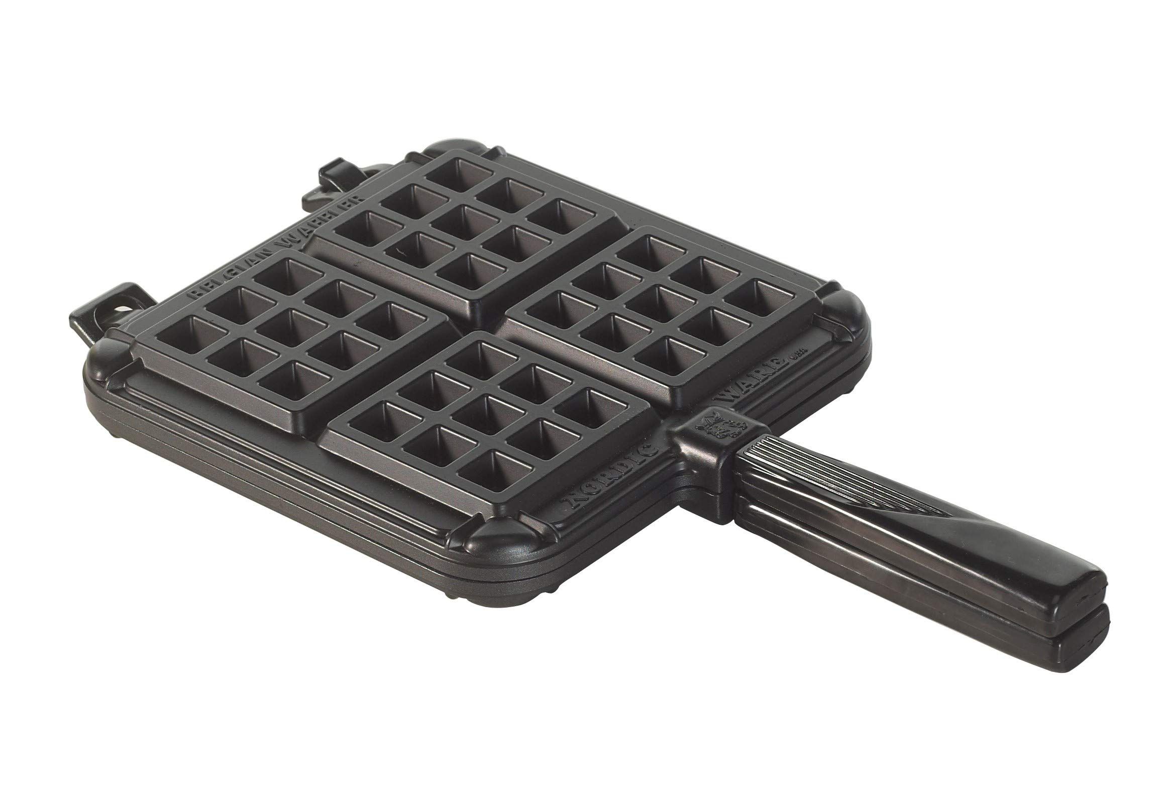 NordicWare 15040 Cast Aluminum Stovetop Belgium Waffle Iron: Perfect Crispy Waffles at Home