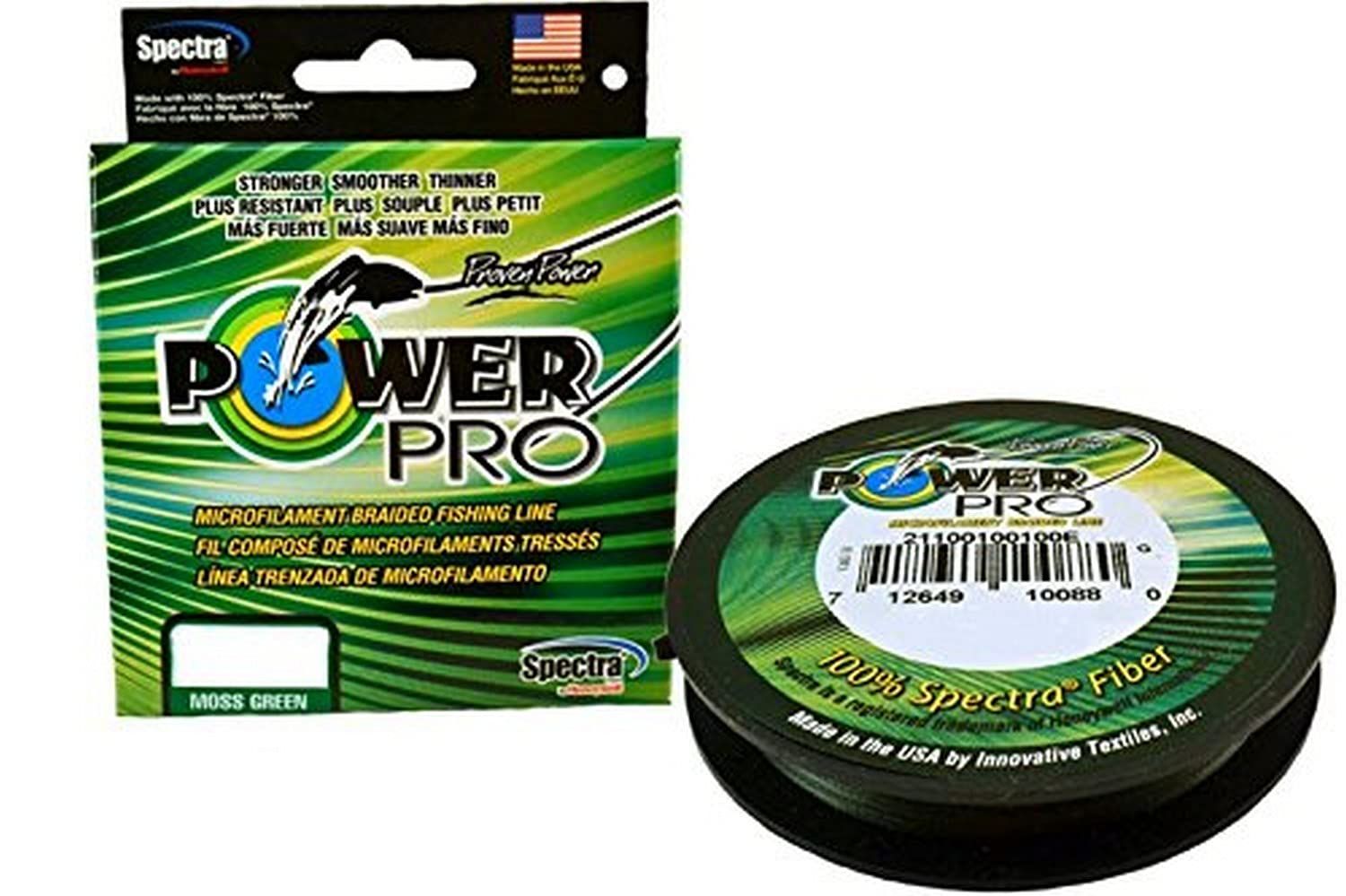 POWER PRO 21100650100E 65LB Green Fishing Line - 100 YD Durable Performance