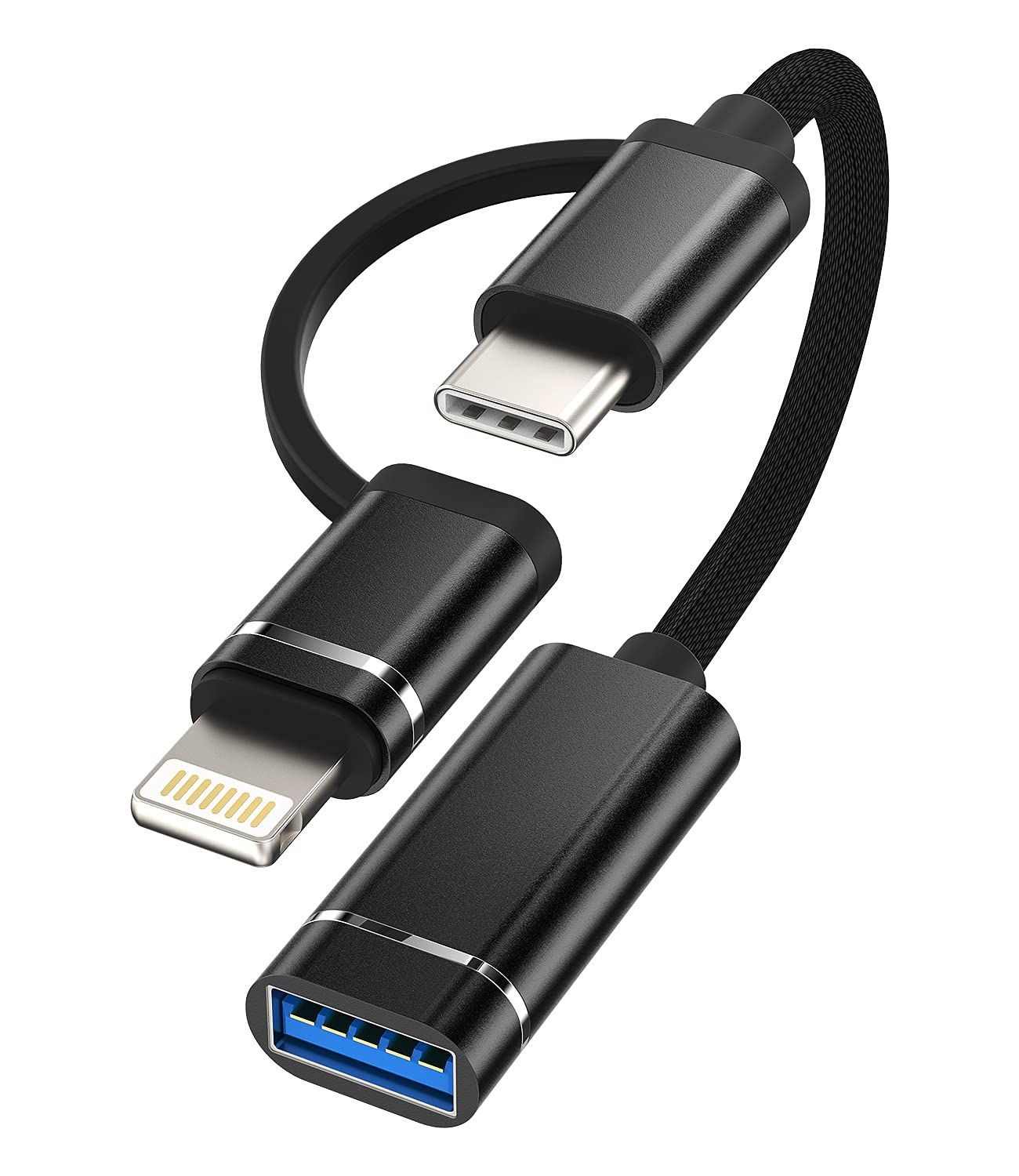 Zoyuzan USB Type C to Lightning Adapter: Connect Cameras, Flash Drives, Keyboards & More!