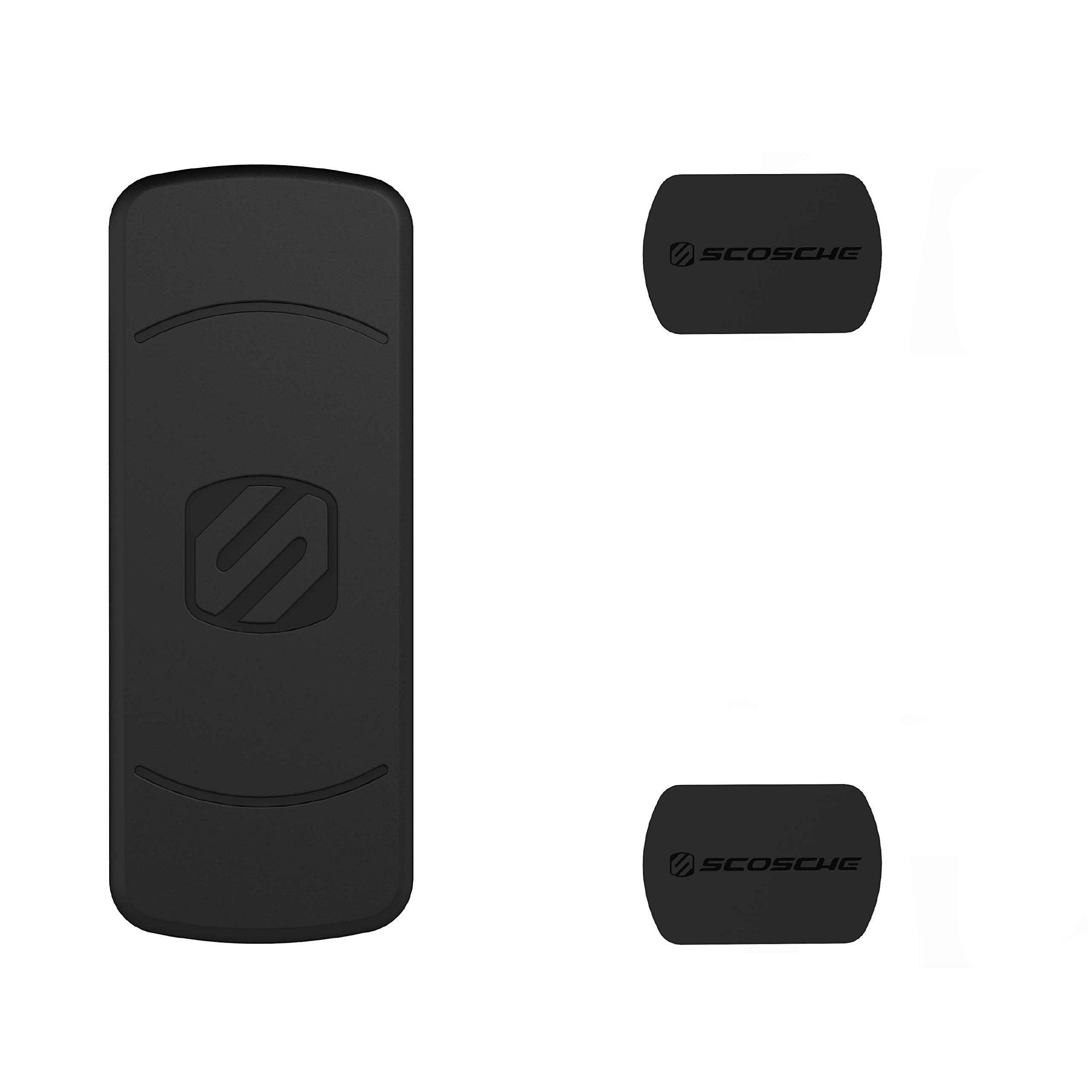 Scosche MDMRK-XCES0 MagicMount Replacement Plate Kit for Phones - Black Magnetic Mount