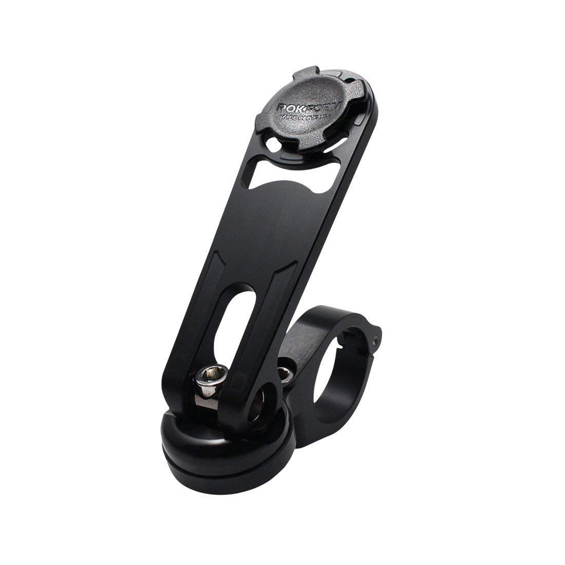 Rokform Pro Series Motorcycle Phone Mount: CNC Machined Aluminum, Twist Lock & Magnetic Design