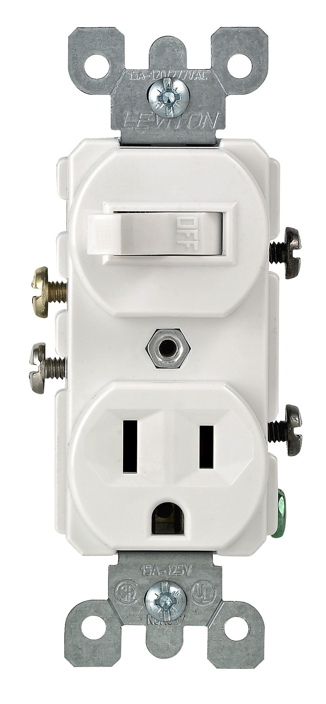 Leviton 109-05225-WSP Combo Switch & Receptacle Review | White Electrical Solution