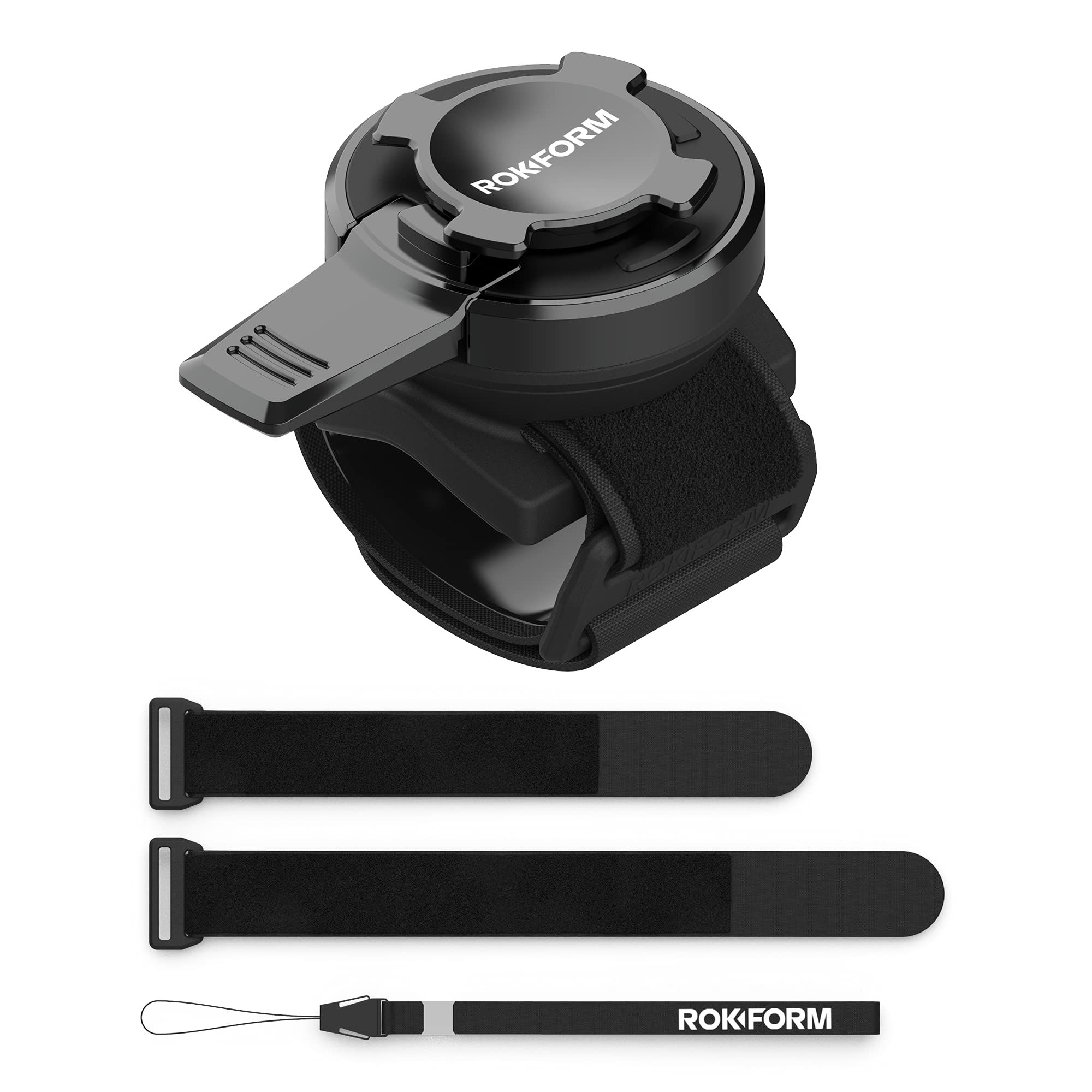 Rokform Universal Bike Phone Mount - Fits 7/8in to 2.25in Handlebars, Compatible with All Twist Lock Cases - Sport Series (Black)