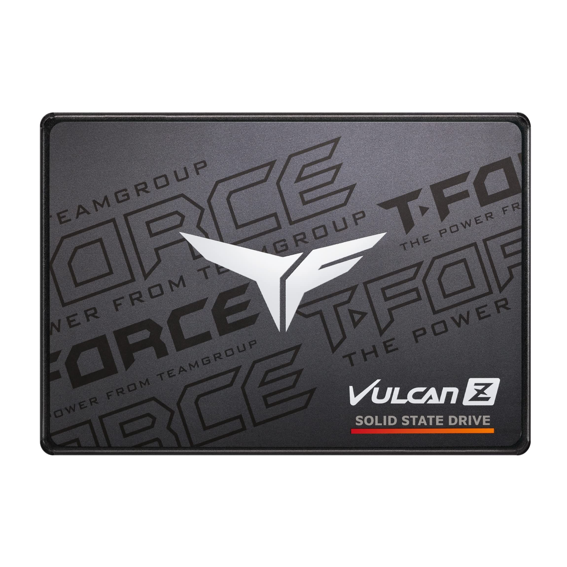"TEAMGROUP T-FORCE VULCAN Z 1TB SSD - Fast 550/500 MB/s SATA III 2.5" Internal Drive with SLC Cache & 3D NAND TLC"