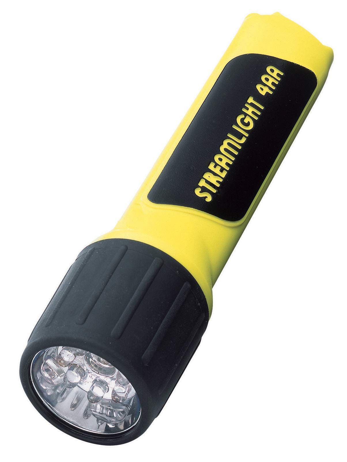 Streamlight 68202 4AA ProPolymer LED Flashlight - 67 Lumens, Yellow, Batteries Included | Durable & Bright Lighting Solution