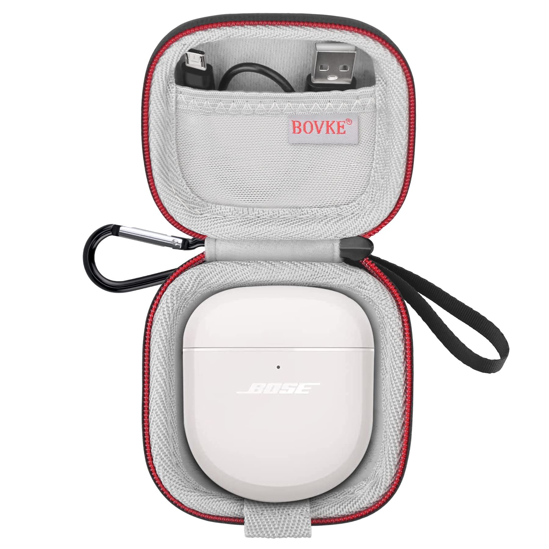 Buy BOVKE Carrying Case for Bose QuietComfort Earbuds II - Perfect for QC Earbuds 2 & Ultra Open Earbuds, Includes Mesh Pocket
