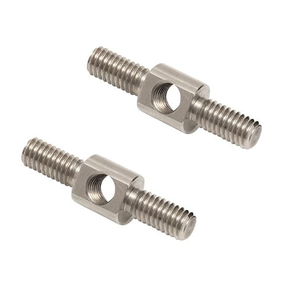 "Buy 9.Solutions 5/8" Stainless Steel Rod Connector (2pcs) - Durable & Reliable VB5108"