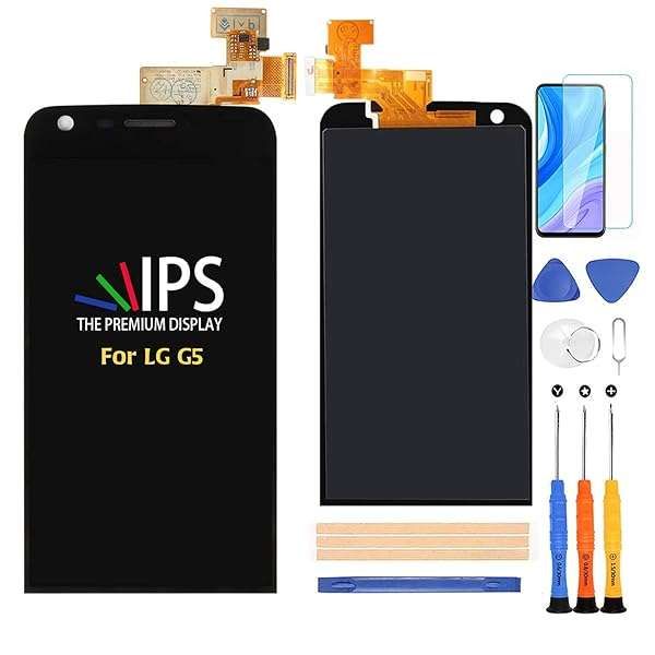 LG G5 Screen Replacement - A-MIND LCD Touch Digitizer Assembly with Tools & Protector (H840 H850 H820 H831 VS987 LS992)
