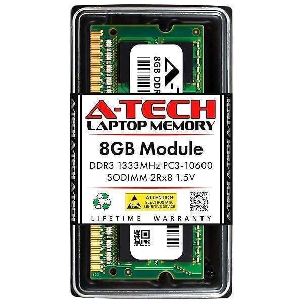 Buy A-Tech 8GB DDR3 1333MHz Laptop RAM - PC3-10600 SODIMM 204-Pin Non-ECC Memory Module