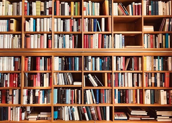 Custom 7x5FT Bookcase Photography Backdrop for Kids - Perfect Library Scene for Photo Studios