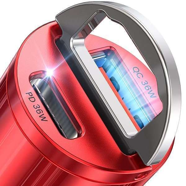 AINOPE USB C Car Charger: Fast Charging for iPhone 15/14 Pro Max & Samsung Smartphones