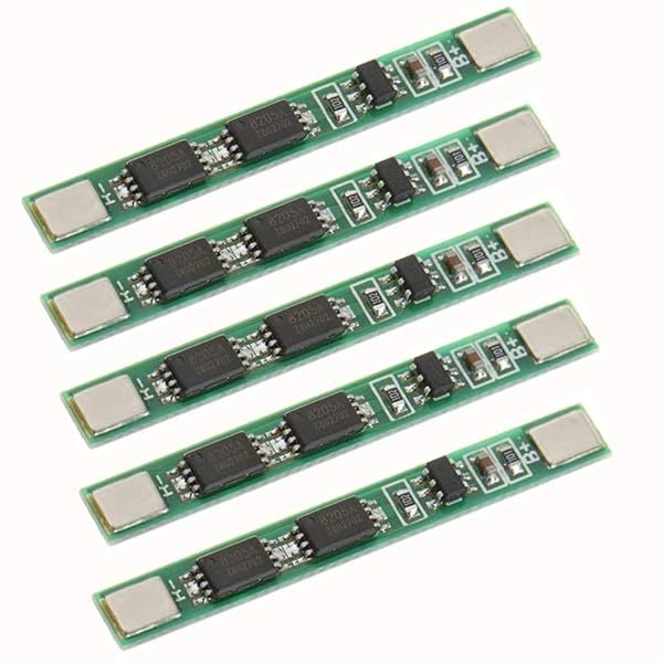 ANMBEST 5PCS 1S 3.7V 4A 18650 Charger PCB BMS - Li-ion Battery Protection Board