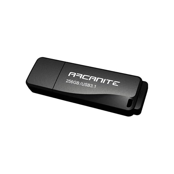 ARCANITE 256GB USB 3.1 Flash Drive - Fast 400 MB/s Read & 100 MB/s Write Speeds (AK58256G) for Efficient Data Storage