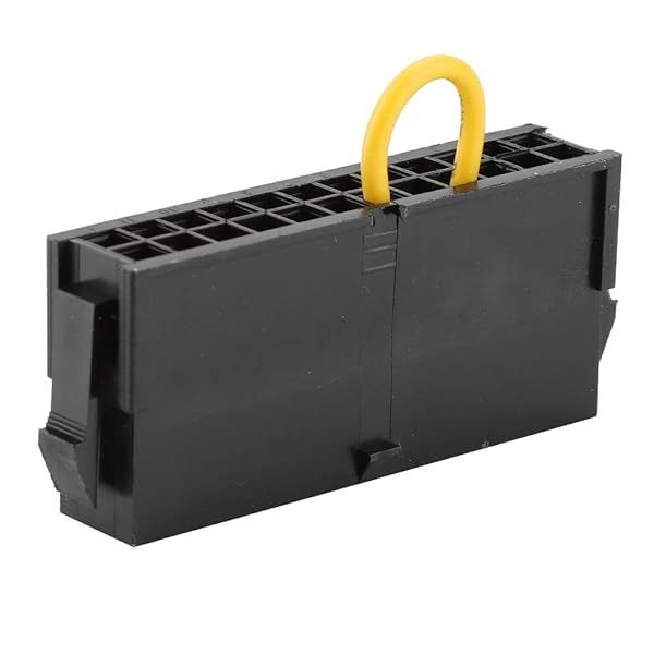 ASHATA 24-Pin ATX Power Supply Jumper Bridge Tool,24Pin ATX Power Supply Starter Power Module 20+4 Pin PSU Reboot Connecter for Miner Machine