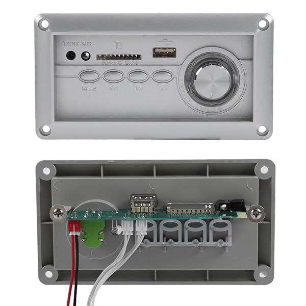 ASHATA Bluetooth MP3 Decoder Board: Lossless Audio Receiver with AUX, FM, USB, SD - Perfect for Sofa Stool Speakers
