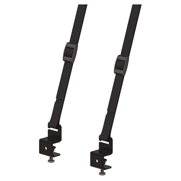 "AVF Steel & Nylon TV Anti-Tip Safety Straps for 80" TVs - Secure Your TV Today!"