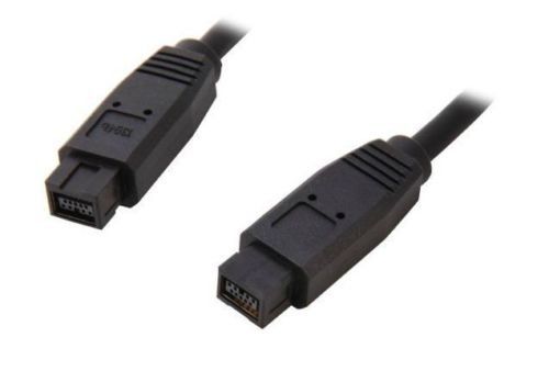 AYA 3Ft FireWire Cable IEEE 1394b 9pin-9pin 800Mbps for Windows, Apple & Sony iLink Devices