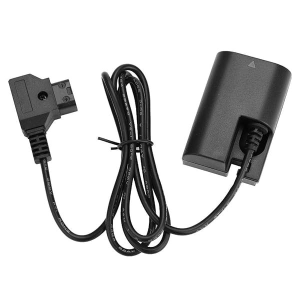 Acouto D-Tap Charger to LP-E6 Adapter for Canon 5D II/III/IV, 6D, 70D, 80D - Power Cable for DSLR Cameras