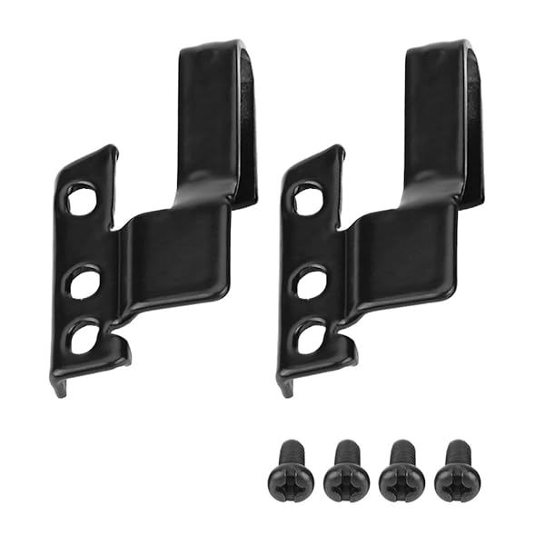 Acouto Universal Windshield Wiper Adapter Kit - 2 Metal Sets with Mounting Screws for Easy Installation
