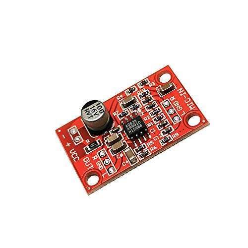 Acxico AD828 Stereo Dynamic Microphone Preamplifier Board - DC 3.8V-15V MIC Preamp Module for Superior Sound Quality