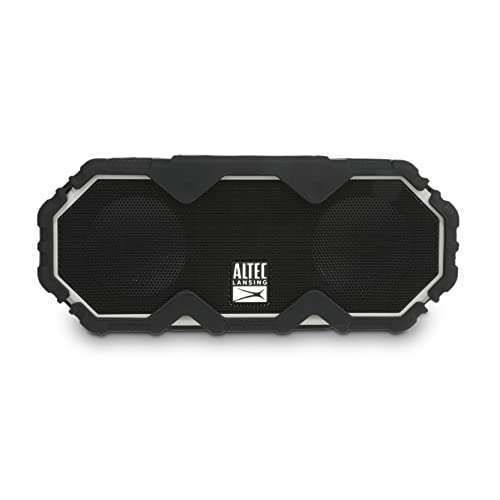 Altec Lansing Mini LifeJacket Jolt: Waterproof Bluetooth Speaker with Qi, 16-Hour Battery, Strong Bass & 100 ft Range