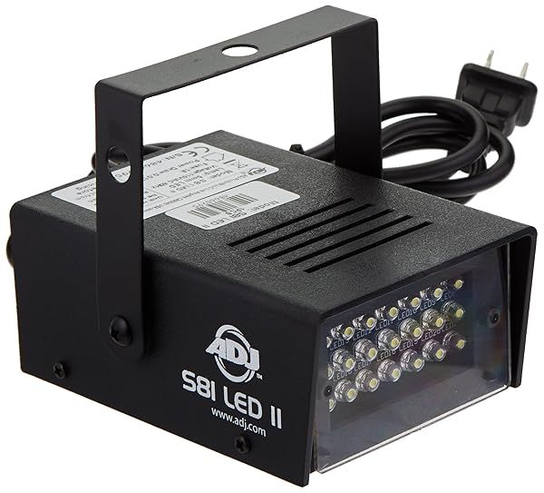 American DJ S81 LED II Mini Strobe: Variable Speed LED Light for Stunning Effects