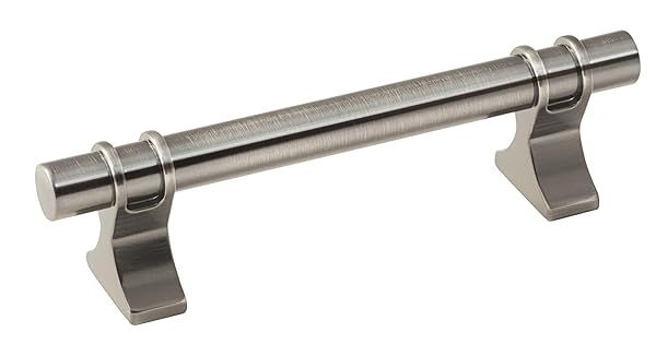 Amerock Davenport Gunmetal Cabinet Pull - 3-3/4 Inch (96mm) Drawer Handle | 1 Pack Cabinet Hardware