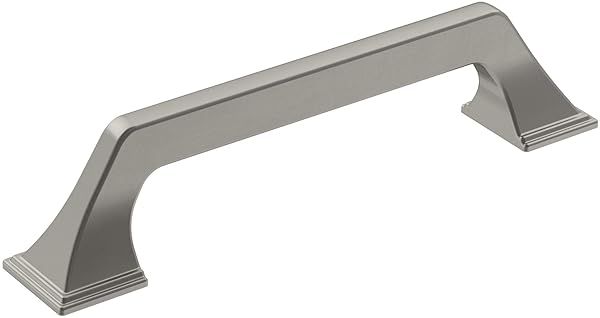 "Amerock Satin Nickel Cabinet Pull 5-1/16" (128mm) - Exceed Drawer Handle | 1 Pack Cabinet Hardware"