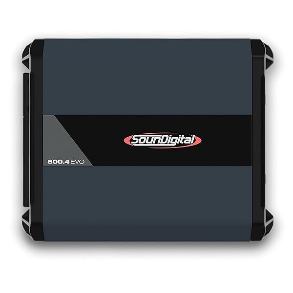 Buy SOUNDIGITAL 800.4 EVO 4.0 Stereo Amplifier - 4 OHM Digital Power for Superior Sound