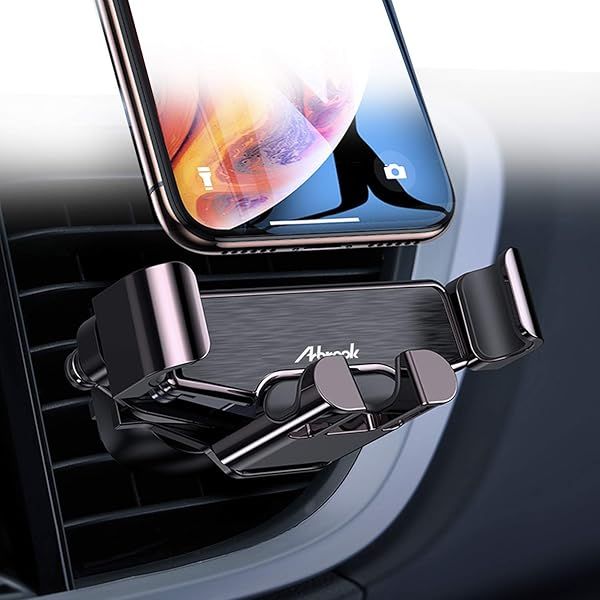 Arbrook Car Phone Mount: Gravity Air Vent Holder for iPhone & Samsung - Compatible with All Models!