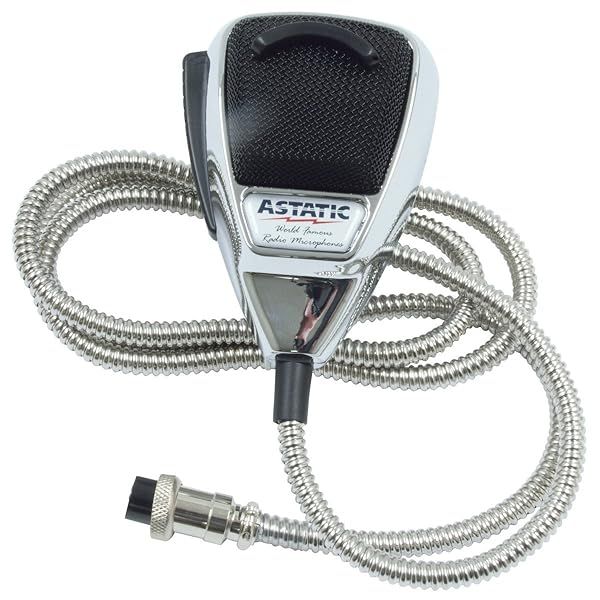 Buy Astatic 636LC Chrome Noise Canceling 4-Pin CB Radio Mic - Top Quality & Performance
