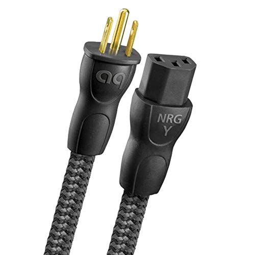 AudioQuest NRG-Y3 Low-Distortion 3-Pole AC Power Cable - 2M/6.56FT for Superior Audio Performance