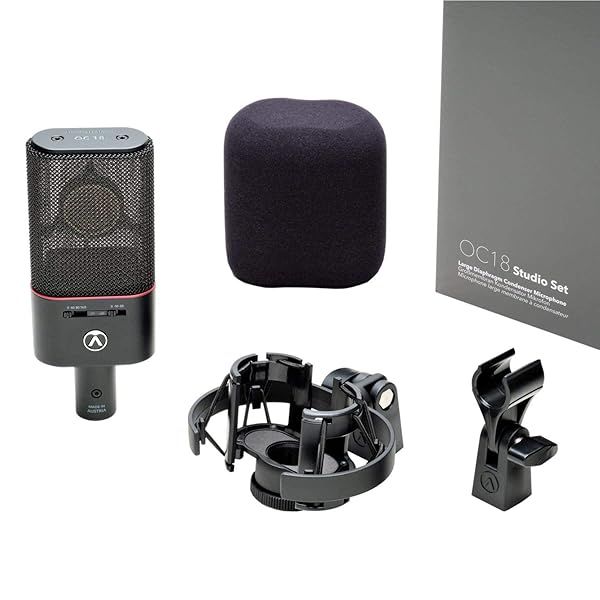 Buy Austrian Audio OC18 Studio Set: Microphone, Spider Mount, Clip, Windshield & Case - Perfect for Professionals!