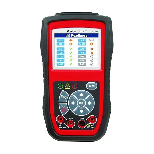 Autel AL539 OBD2 Scanner: Upgraded Code Reader & Electrical Test Tool with AVOmeter Function