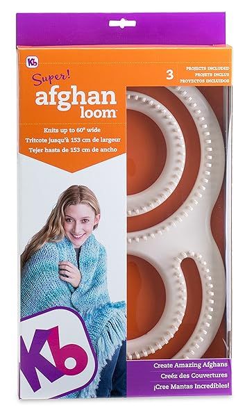 Authentic S-Shaped Knitting Loom for Afghan Blankets | Easy Loom Knitting Guide