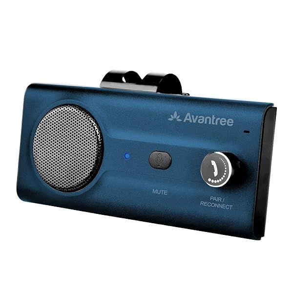 Avantree CK11 Bluetooth 5.0 Car Kit: Hands-Free Speakerphone with Siri, Auto On, & Volume Control