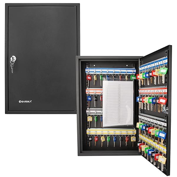 BARSKA CB13722 Key Lock Box Review: Secure Your Keys with Style - Black Storage Solution