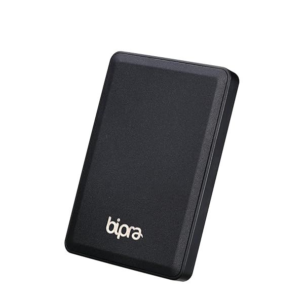 Buy BIPRA 400GB External Portable Hard Drive - One Touch Backup, FAT32, Black - Fast & Reliable Storage Solution