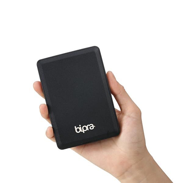 " BIPRA S3 750GB 2.5" USB 3.0 NTFS Portable External Hard Drive - Black | Fast Storage Solution"