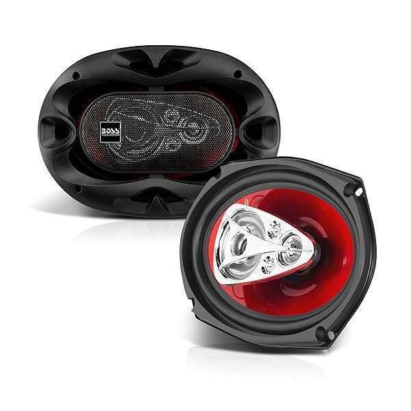 Upgrade Your Ride: BOSS CH6950 6x9 Car Speakers - 600W, 5-Way Coaxial, Full Range, Perfect for Stereo & Amplifier