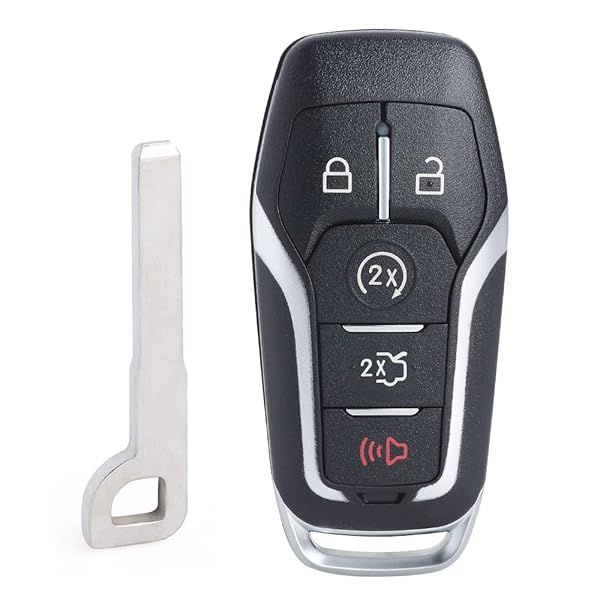 Beefunny 5-Button Smart Prox Key Shell Case for Ford F250 F450 Fusion Edge - FCC M3N-A2C31243300